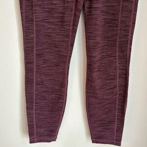 Athleta Purple Textured Leggings